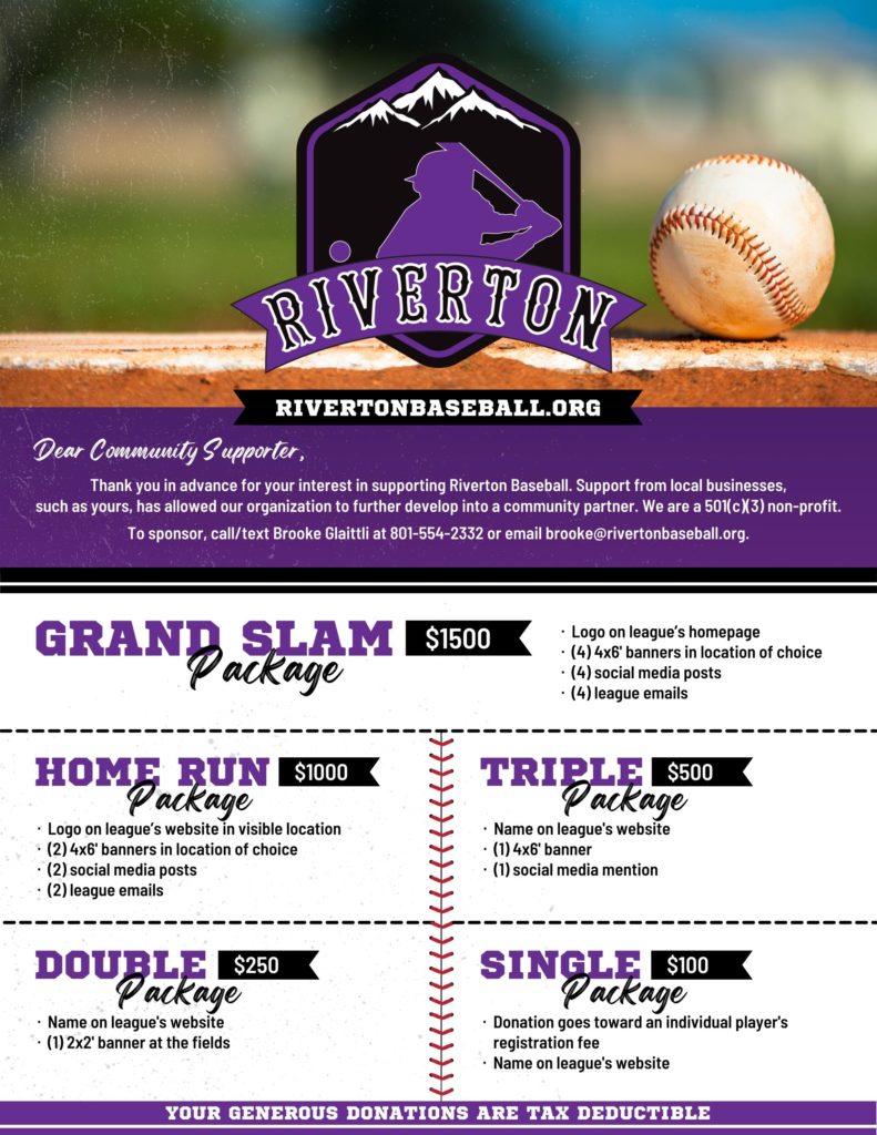 Riverton Baseball Flyer